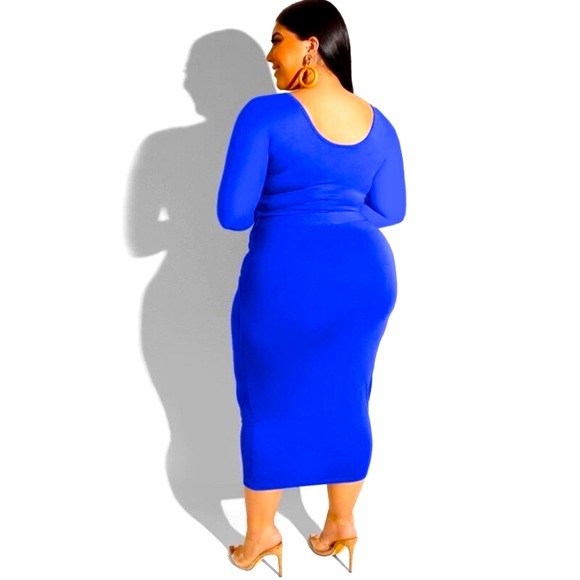 MRSFITOK Women 2 Piece Outfits Sets Summer Sexy Midi Dresses Skirt - Picture 2 of 4